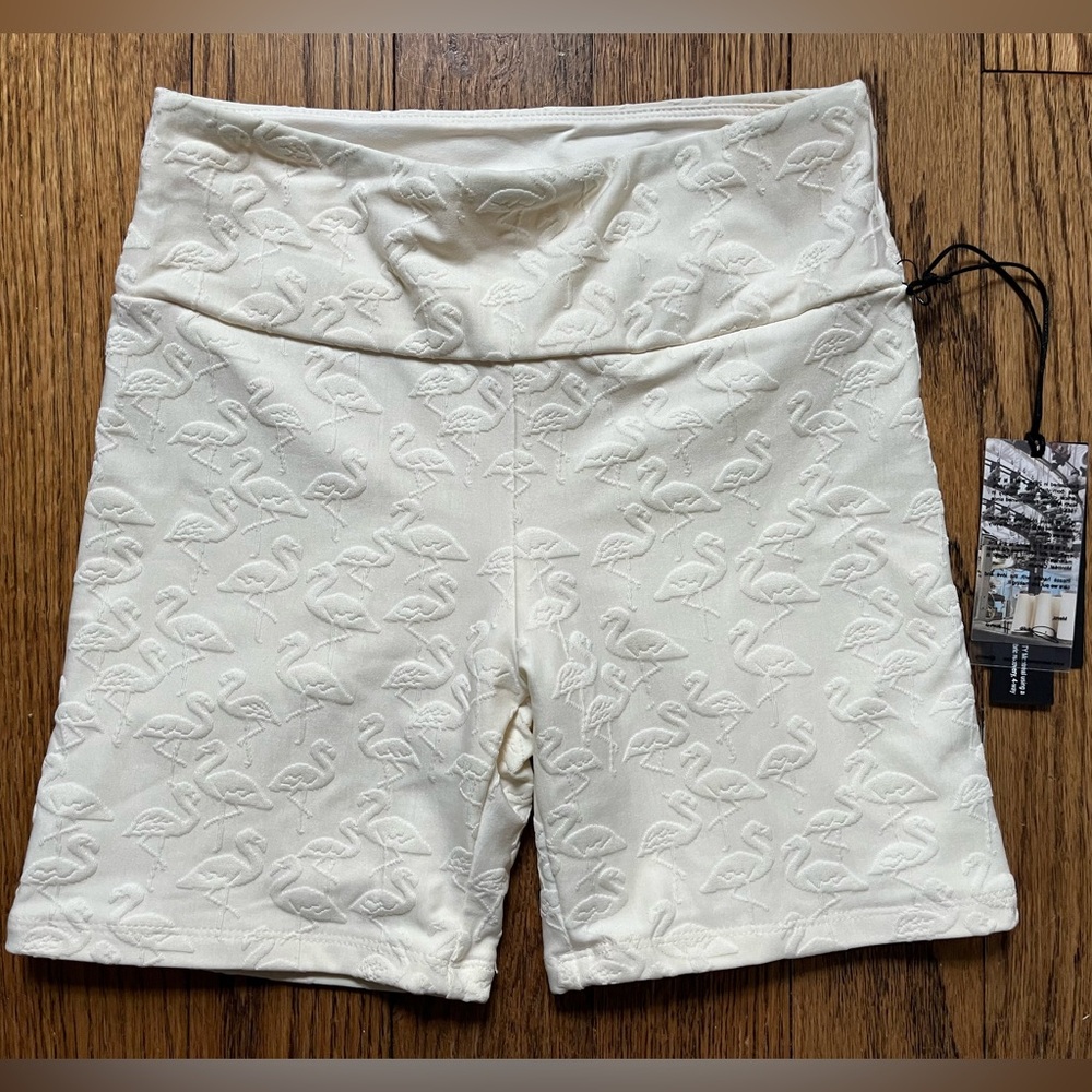 Twenty Montreal Flamingo Bike Shorts Small